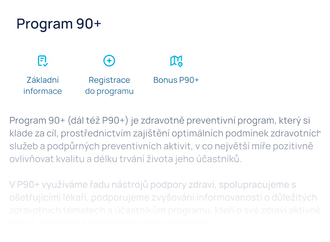 Ukázka programu 90+